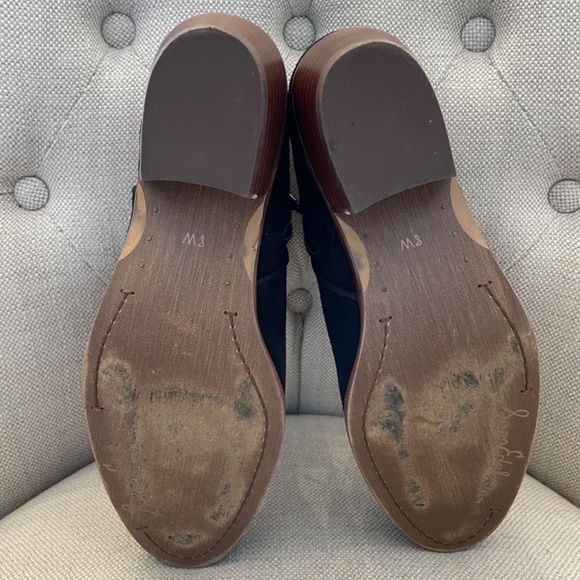 Sam Edelman Size US 8 Wide - EU38 Petty Black Suede Ankle Boots - Picture 5 of 13